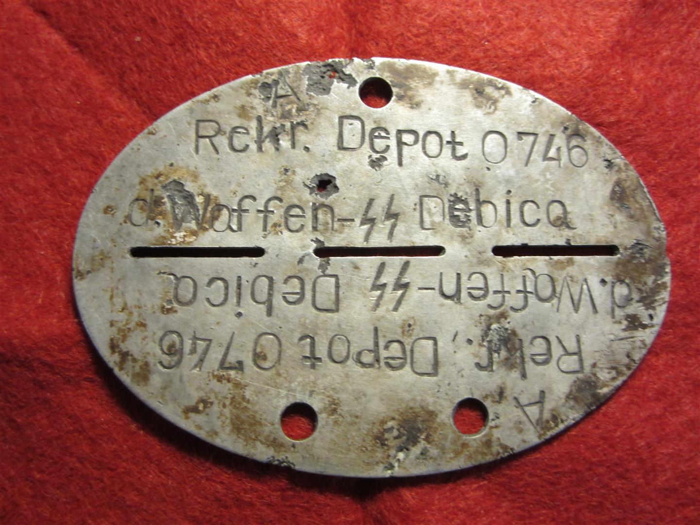 WW1 German Dogtag ubicaciondepersonas.cdmx.gob.mx